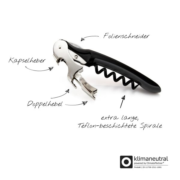 Oaoa Design Smartpull Korkenzieher mit doppeltem Hebel