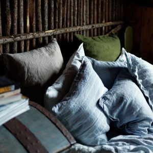 LOVELY LINEN Polsterüberzug "Misty" | 190g/m² | Bettwäsche aus Leinen