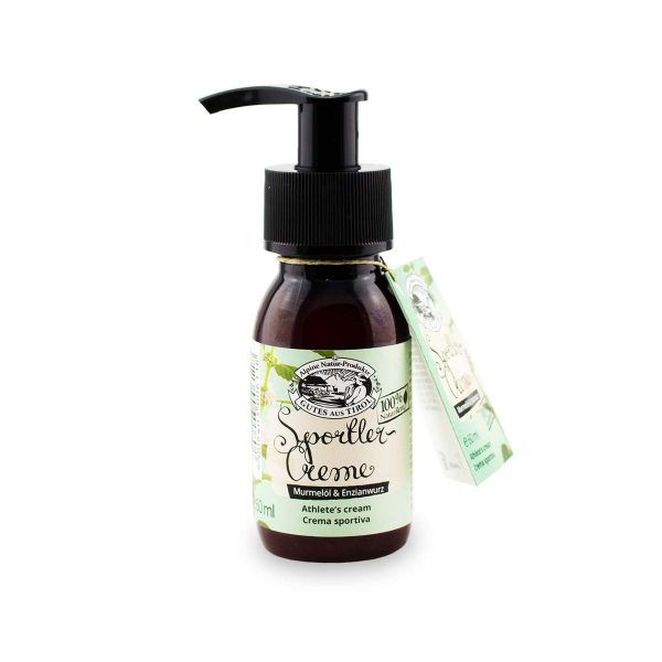 GUTES AUS TIROL Sportler-Creme mit Murmelöl und Enzianwurz, 60ml