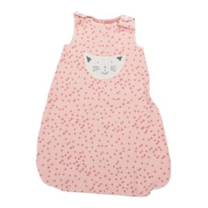 DAVID FUSSENEGGER Flanell-Schlafsack mit Katzenmotiv, bis 1 Jahr