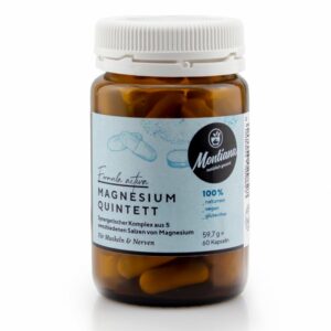 MONTIANA Magnesium Quintett - für Muskeln und Nerven